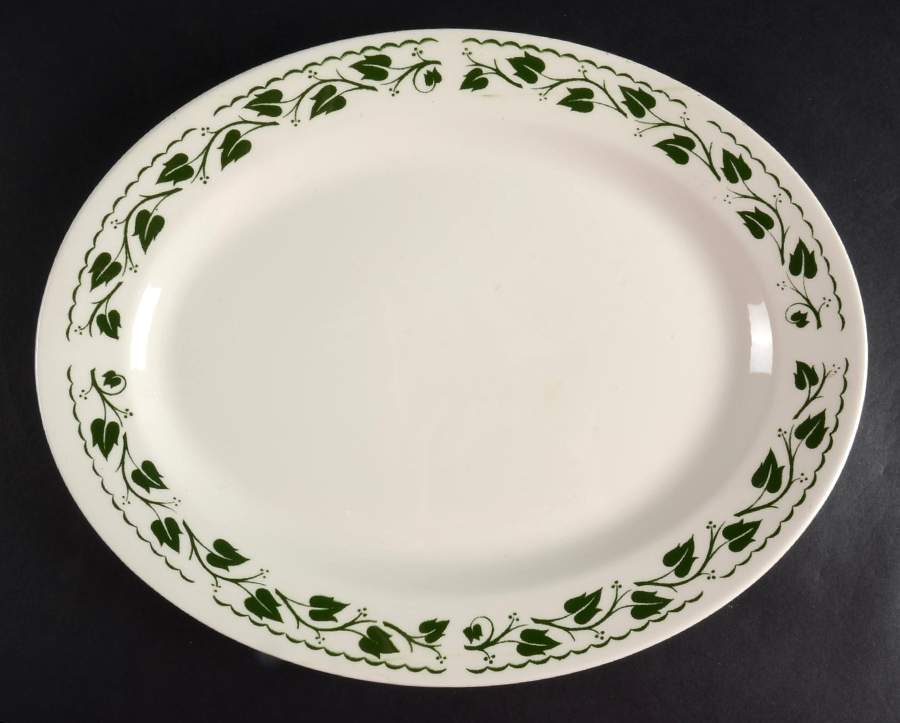 Sylvan 13" Oval Serving Platter by Homer Laughlin -1