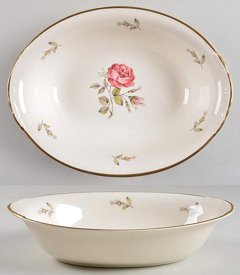 N1812 9" Oval Vegetable Bowl by Homer Laughlin -1