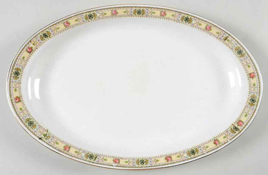 HLC510 13" Oval Serving Platter by Homer Laughlin -1