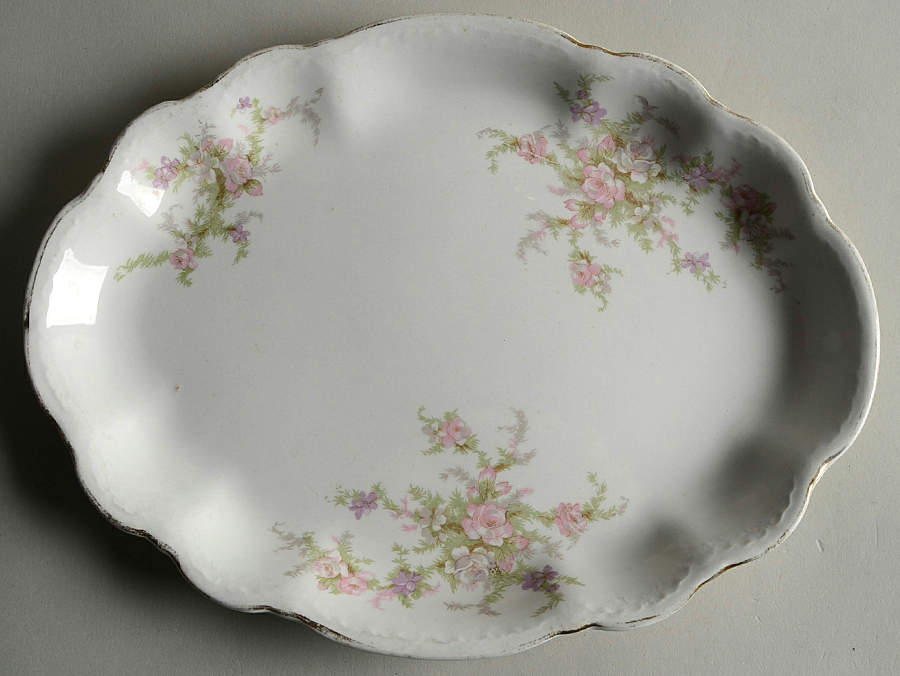 H1804 11" Oval Serving Platter by Homer Laughlin -1