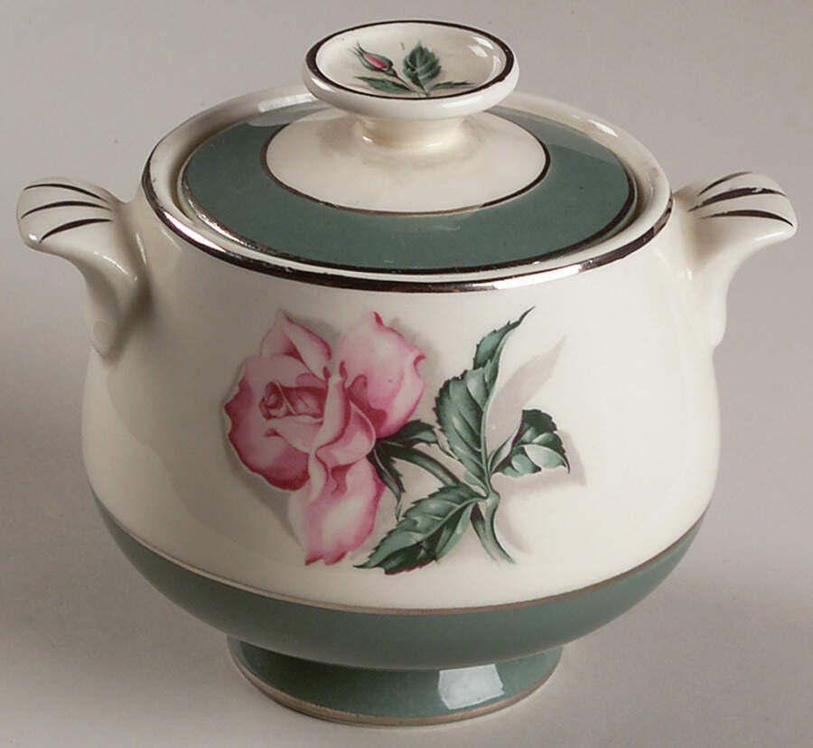 HLC519 Sugar Bowl & Lid by Homer Laughlin -1