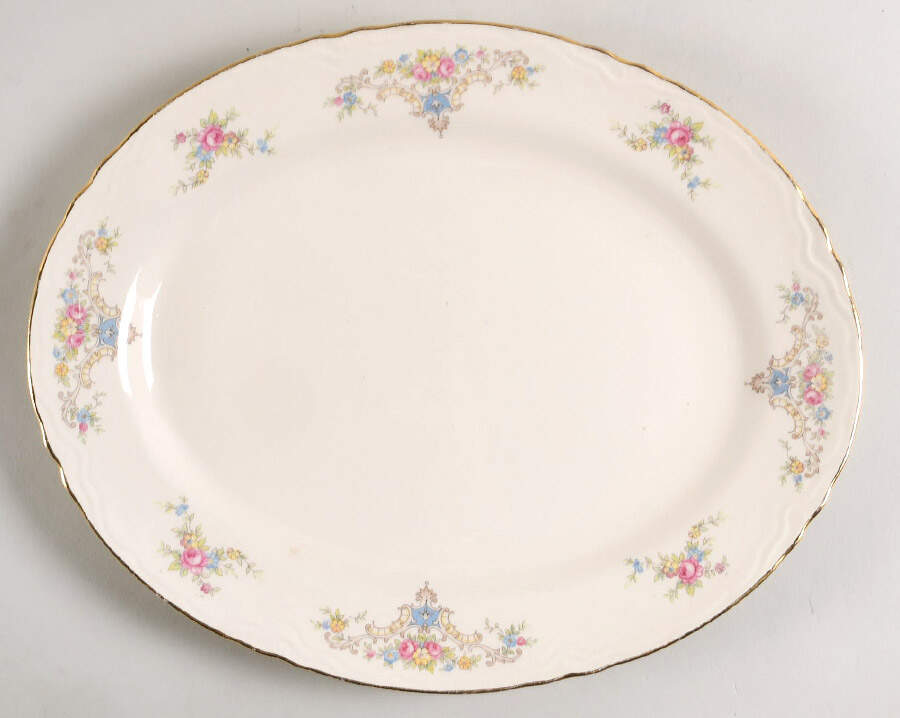 HLC524 11" Oval Serving Platter by Homer Laughlin -1