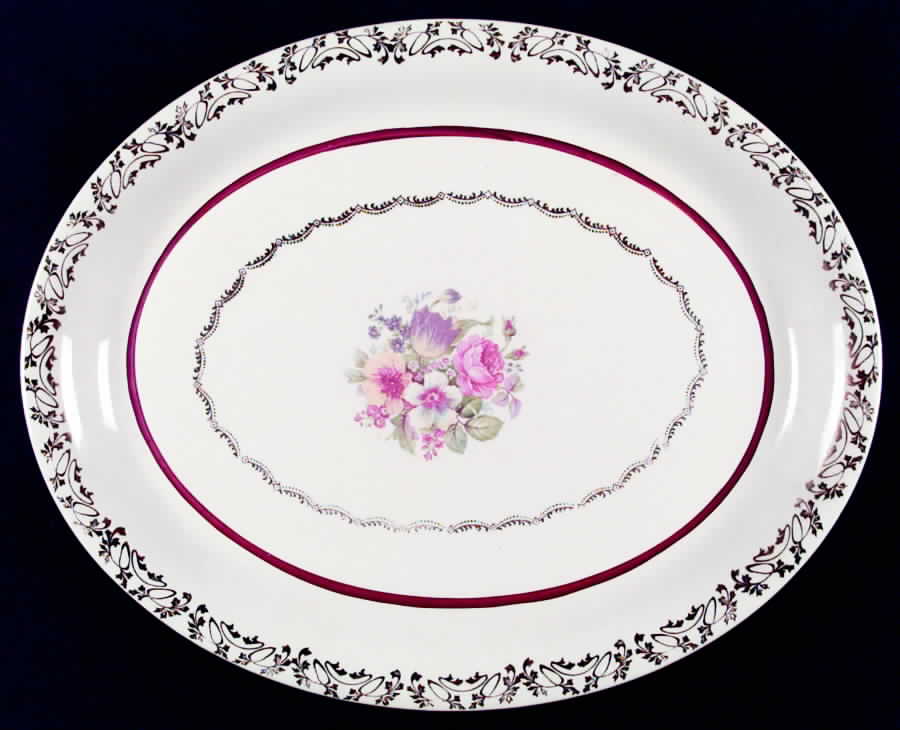 HLC530 14" Oval Serving Platter by Homer Laughlin -1