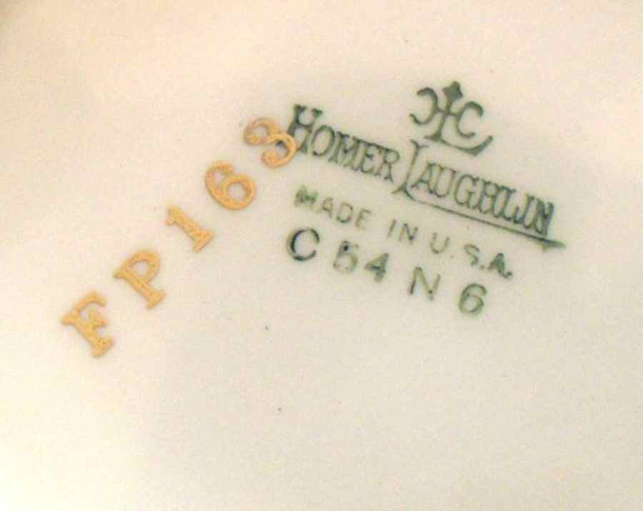 FP163 Rim Fruit/Dessert (Sauce) Bowl by Homer Laughlin -1