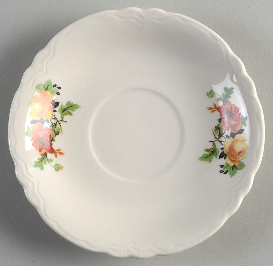 K4124 Saucer for Flat Cup by Homer Laughlin -1