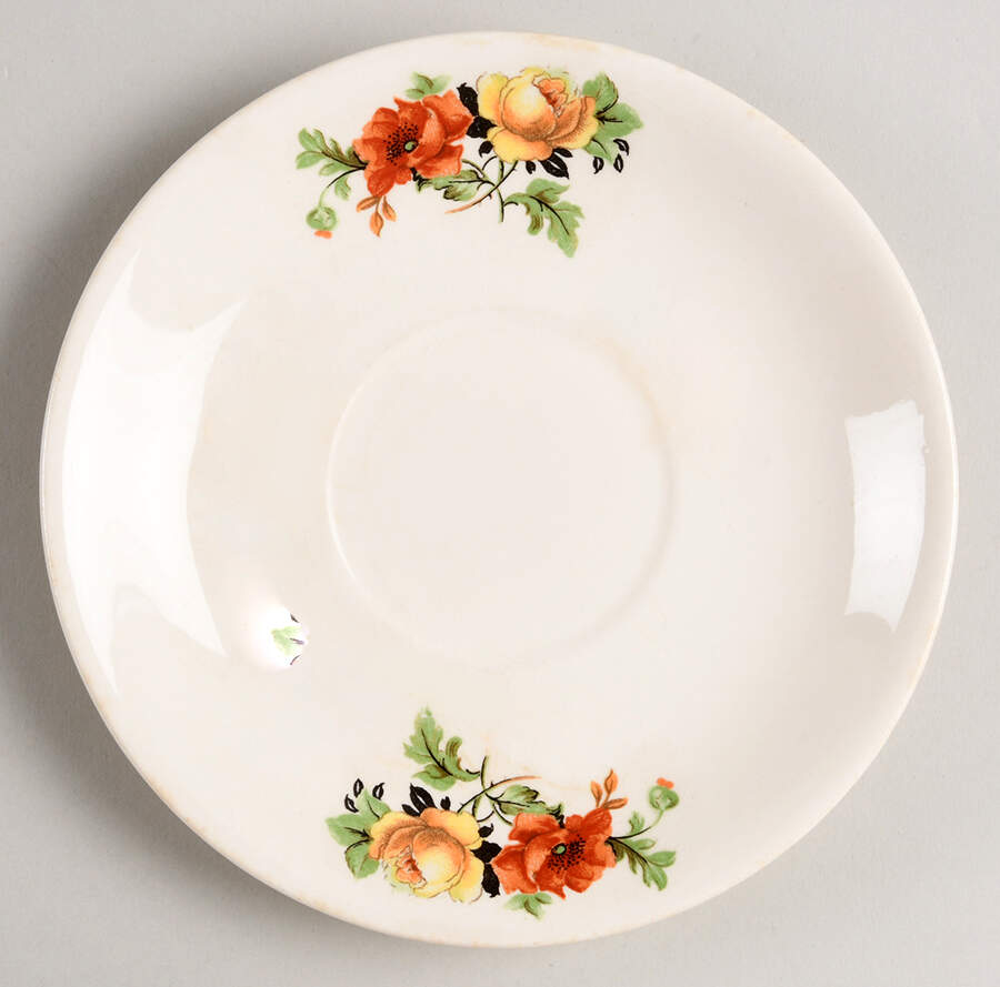 K4124 Saucer for Flat Cup by Homer Laughlin -1