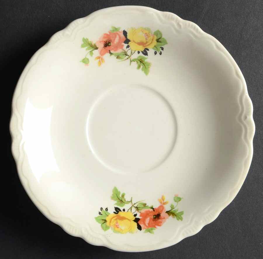 K4124 Saucer for Flat Cup by Homer Laughlin -1