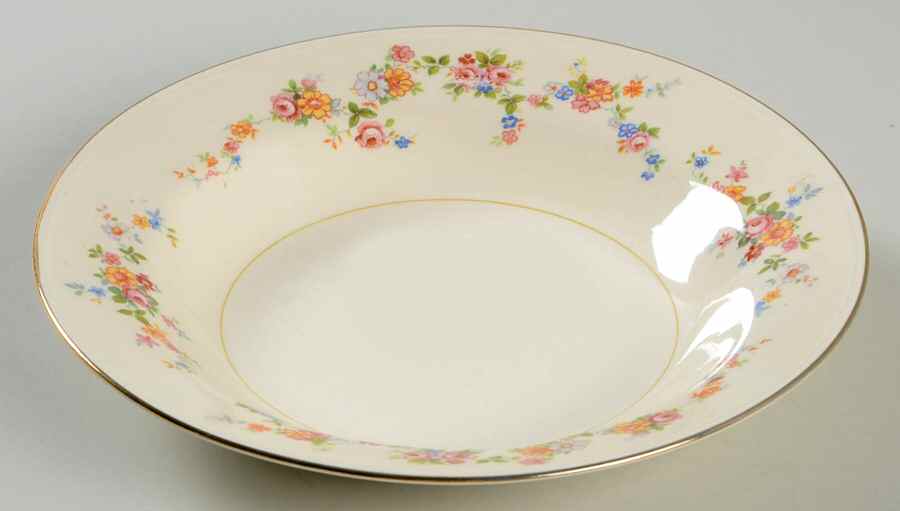 Annette Rim Soup Bowl by Homer Laughlin -1