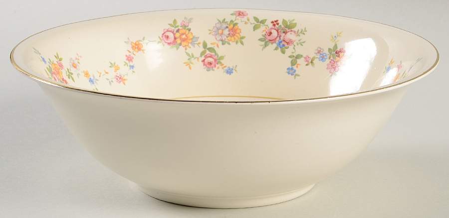 Annette 8" Round Vegetable Bowl by Homer Laughlin -1
