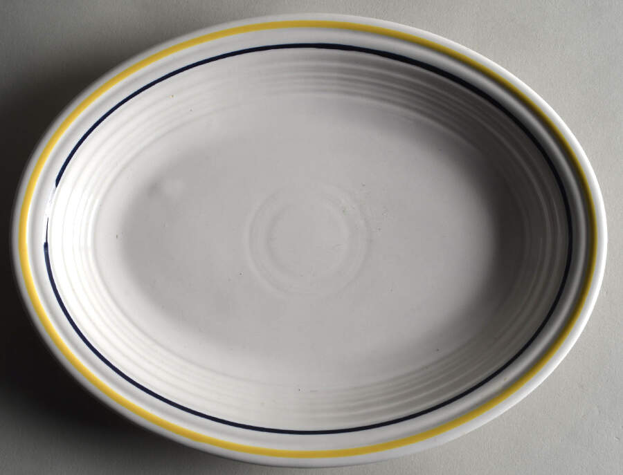 HLC550 11" Oval Serving Platter by Homer Laughlin -1