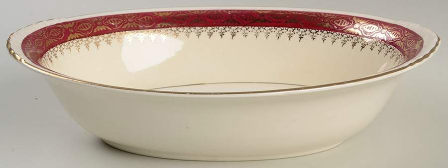 N165 9" Oval Vegetable Bowl by Homer Laughlin -1