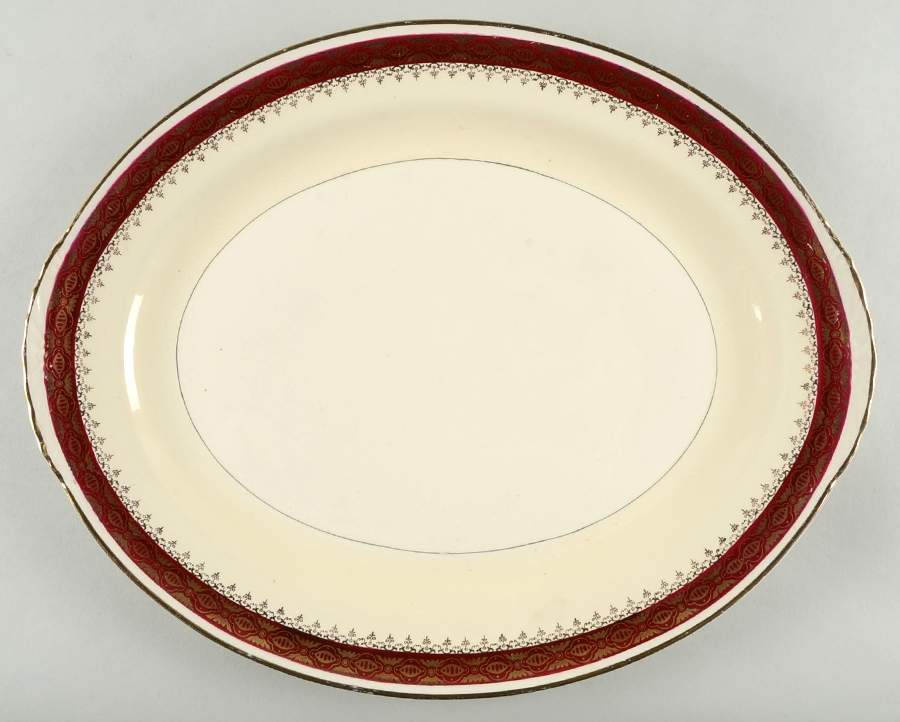 N165 15" Oval Serving Platter by Homer Laughlin -1