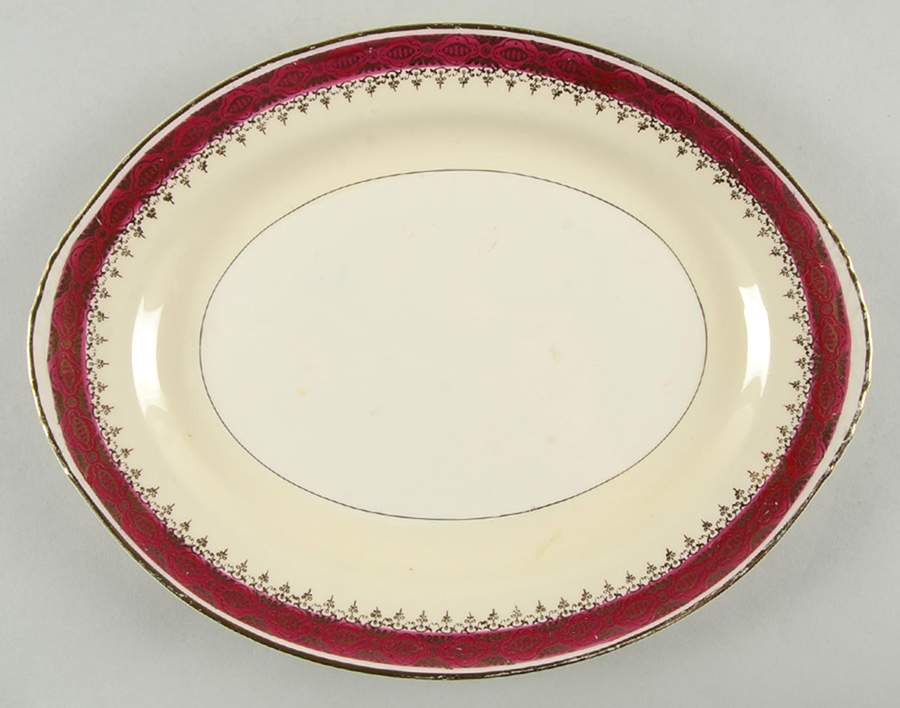 N165 11" Oval Serving Platter by Homer Laughlin -1