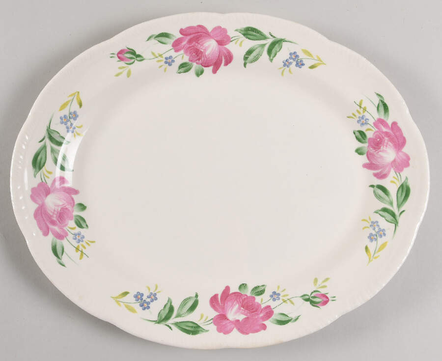 HLC582 13" Oval Serving Platter by Homer Laughlin -1