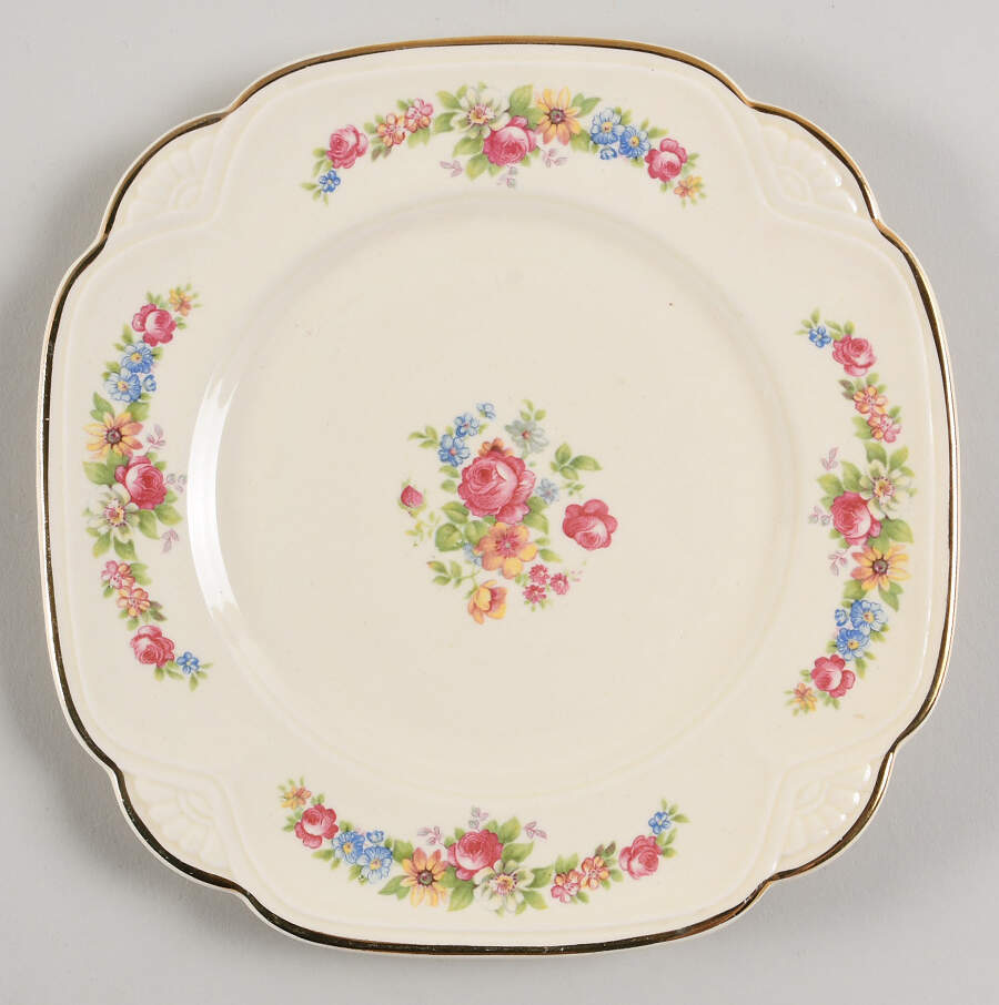 M211 Square Salad Plate by Homer Laughlin -1