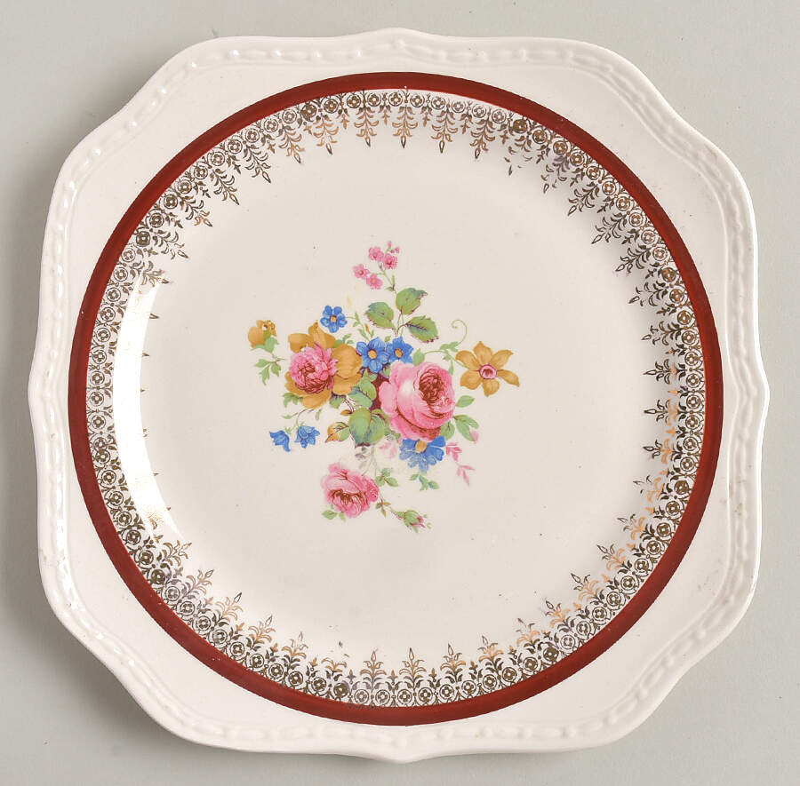HLC603 Square Salad Plate by Homer Laughlin -1