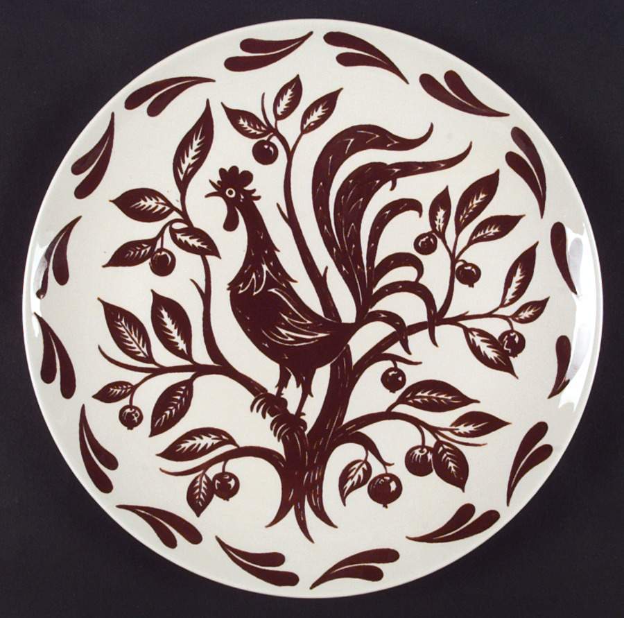 Chanticleer Dinner Plate by Homer Laughlin -1