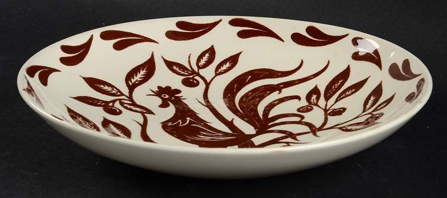 Chanticleer Coupe Soup Bowl by Homer Laughlin -1