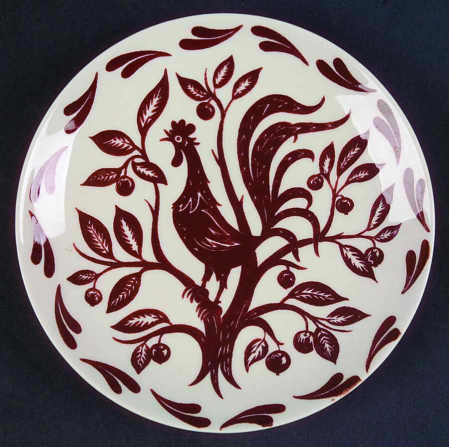 Chanticleer Bread & Butter Plate by Homer Laughlin -1