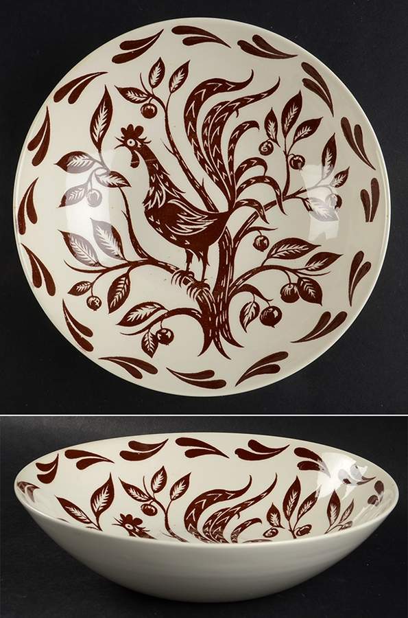 Chanticleer 9" Round Vegetable Bowl by Homer Laughlin -1