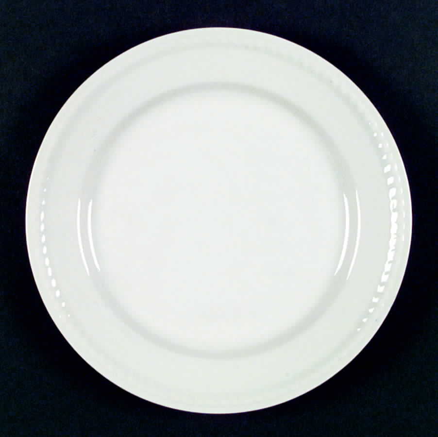 Kraft White Dinner Plate by Homer Laughlin -1