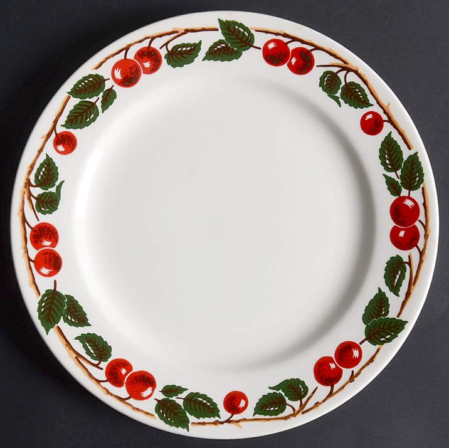 Cherry Valley Dessert/Pie Plate by Homer Laughlin -1