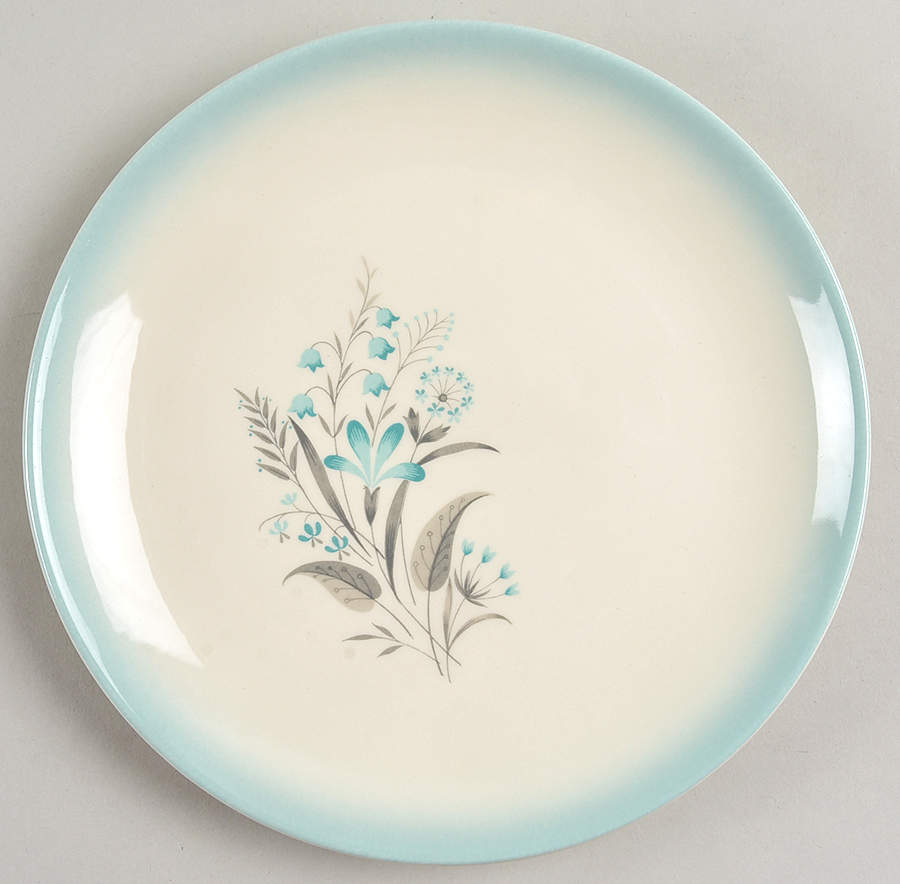 Spring Garden (Sprayed Edge) Salad Plate by Homer Laughlin -1