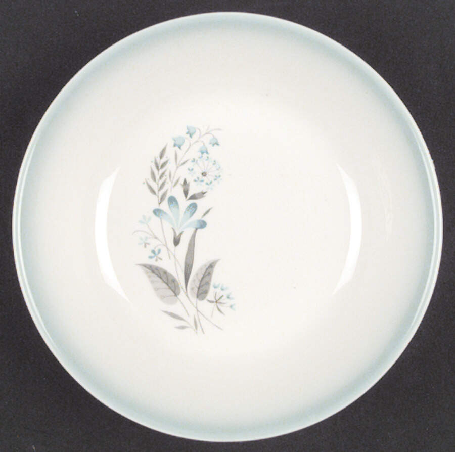 Spring Garden (Sprayed Edge) Coupe Cereal Bowl by Homer Laughlin -1