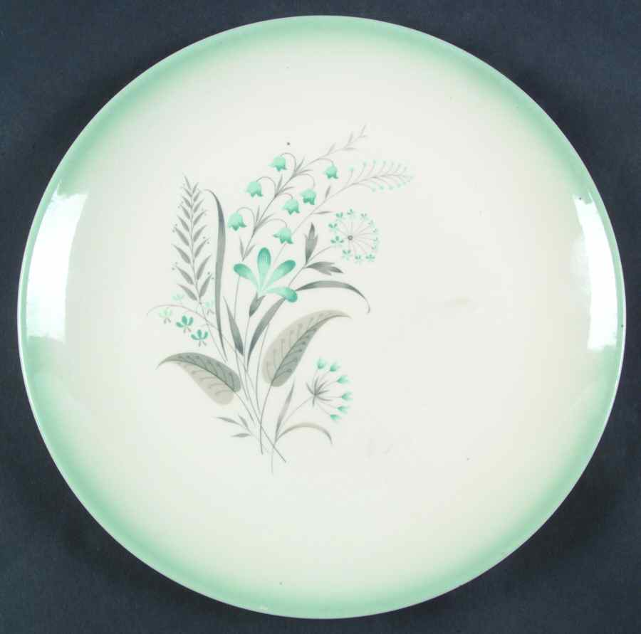 Spring Garden (Sprayed Edge) Dinner Plate by Homer Laughlin -1