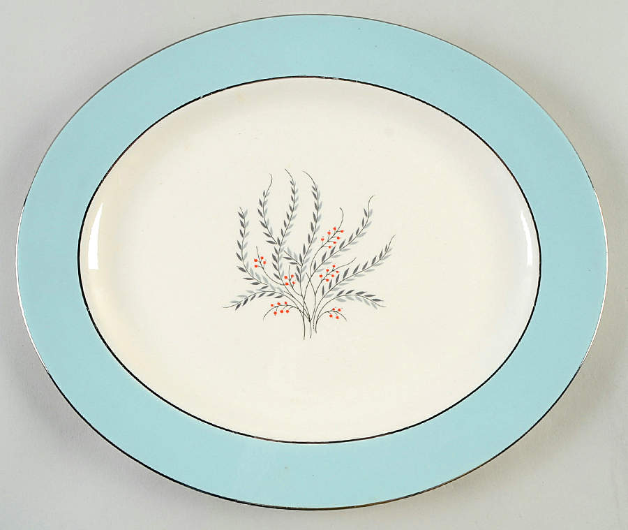 Triumph 13" Oval Serving Platter by Homer Laughlin -1