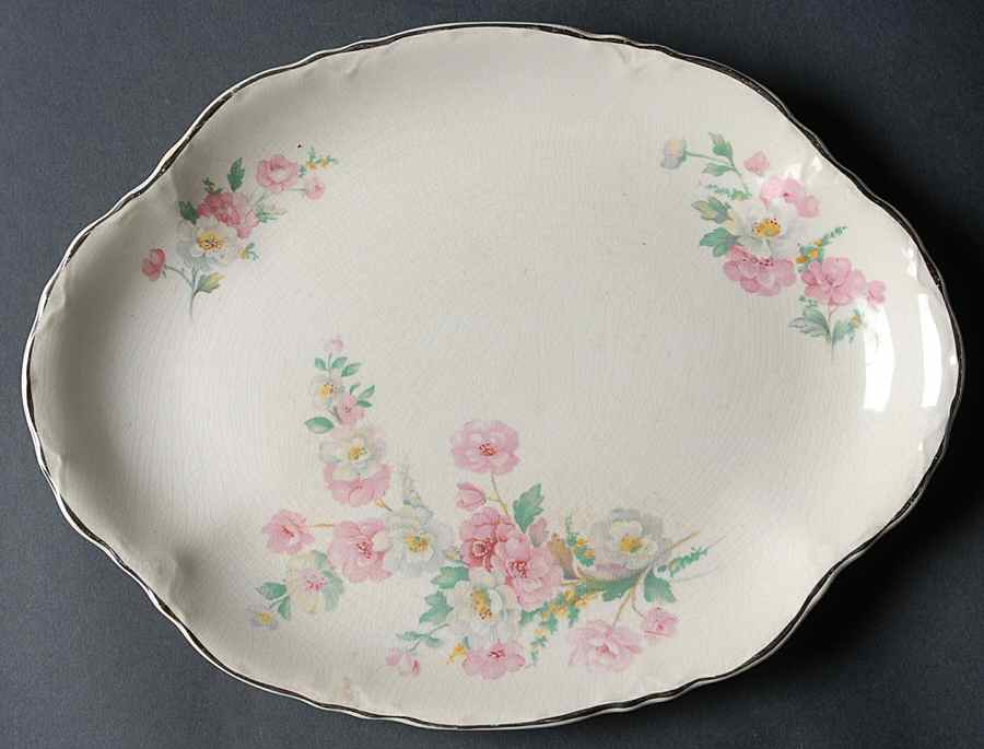 R3543 11" Oval Serving Platter by Homer Laughlin -1