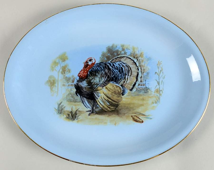 HLC663 13" Oval Serving Platter by Homer Laughlin -1