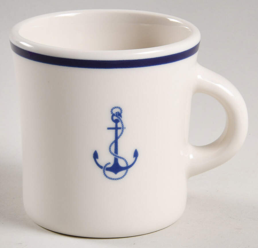US Navy Mess Wardroom Officer Mug by Homer Laughlin -1