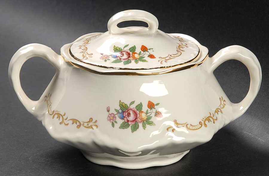 R1294 Sugar Bowl & Lid by Homer Laughlin -1