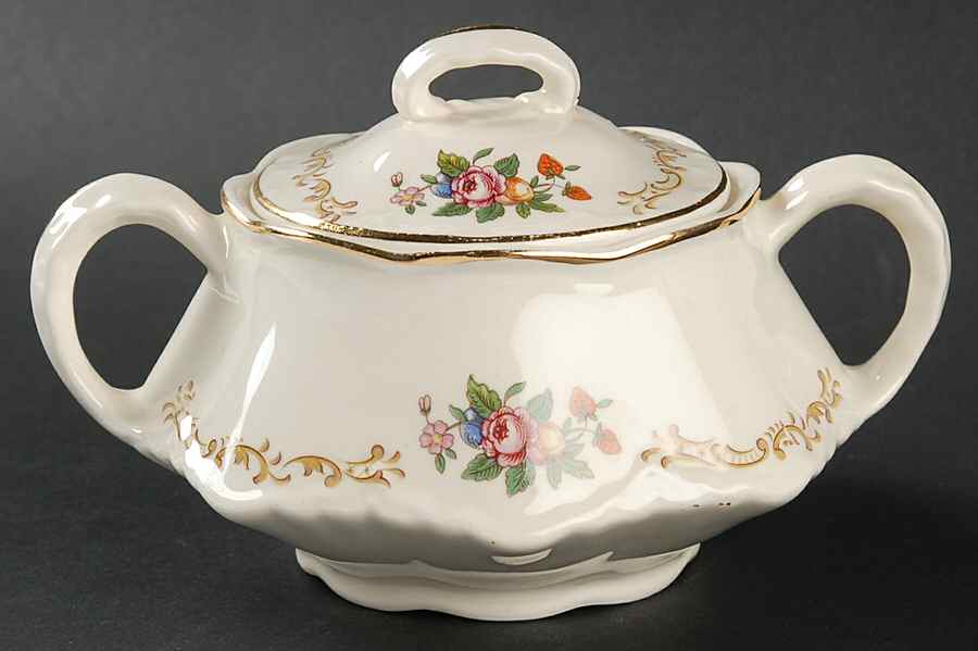 R1294 Sugar Bowl & Lid by Homer Laughlin -1
