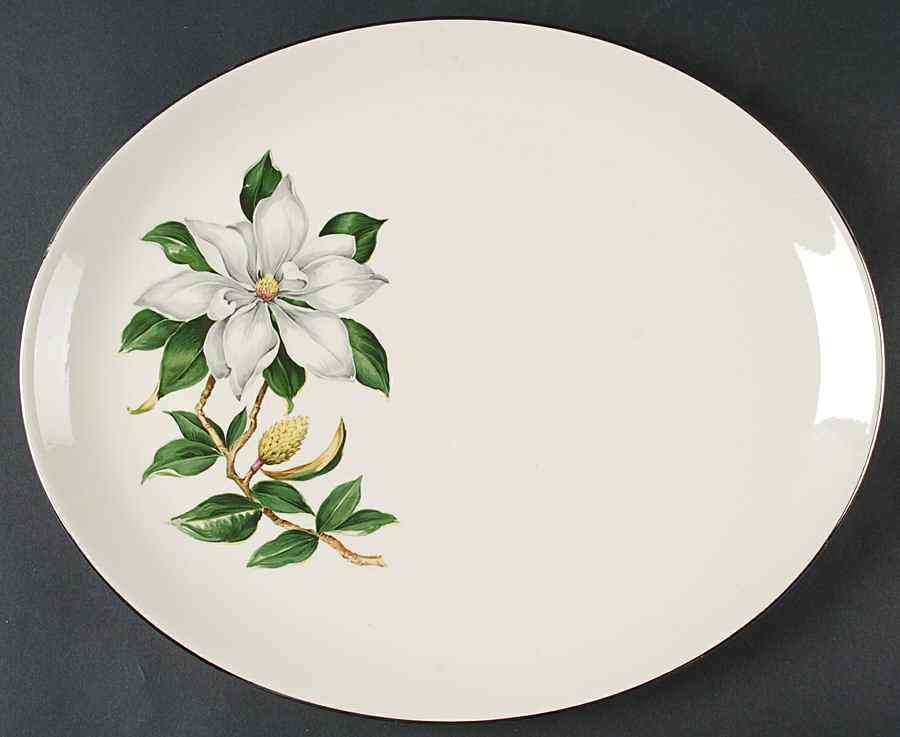 RY206 15" Oval Serving Platter by Homer Laughlin -1