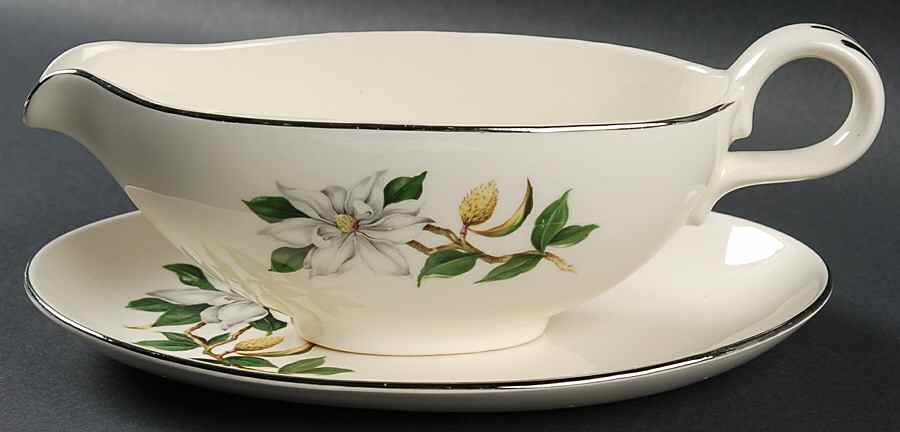 RY206 Gravy Boat & Underplate/Relish by Homer Laughlin -1