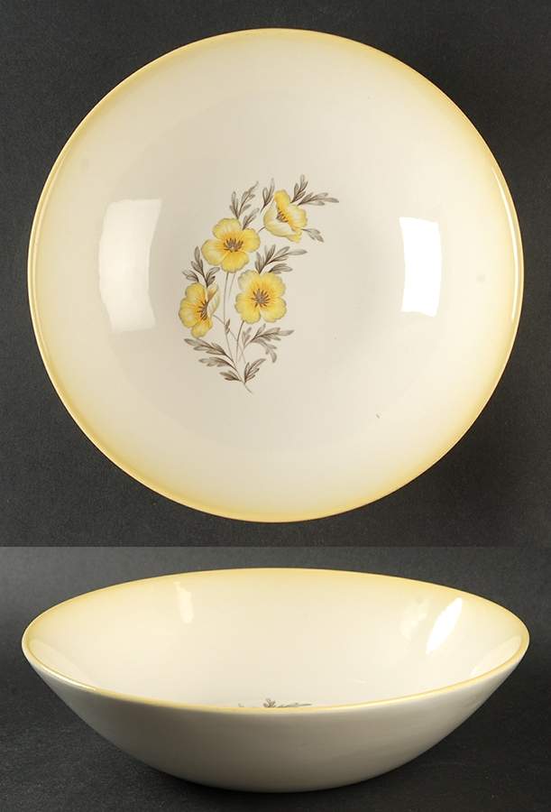 Buttercup 8" Round Vegetable Bowl by Homer Laughlin -1