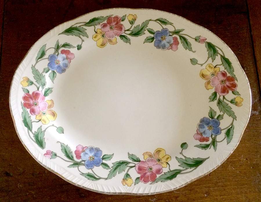 HLC680 11" Oval Serving Platter by Homer Laughlin -1
