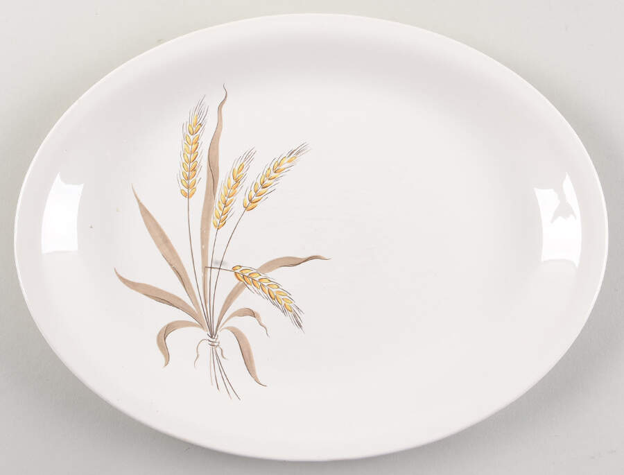 JCP131 11" Oval Serving Platter by Homer Laughlin -1