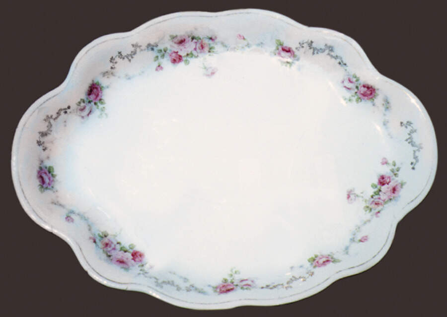 HLC689 14" Oval Serving Platter by Homer Laughlin -1