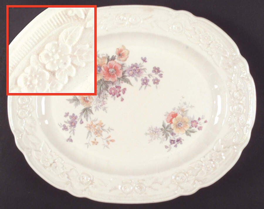 W232 11" Oval Serving Platter by Homer Laughlin -1