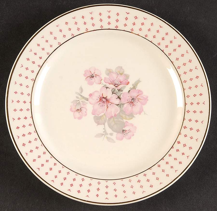 Mary Anne Bread & Butter Plate by Homer Laughlin -1