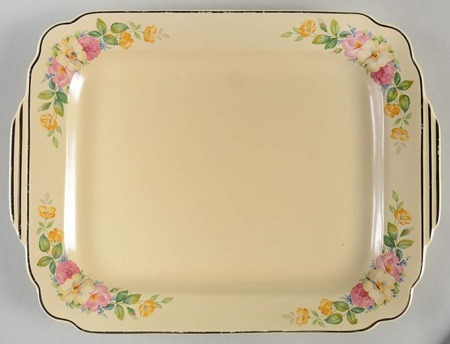 C106 15" Oval Serving Platter by Homer Laughlin -1
