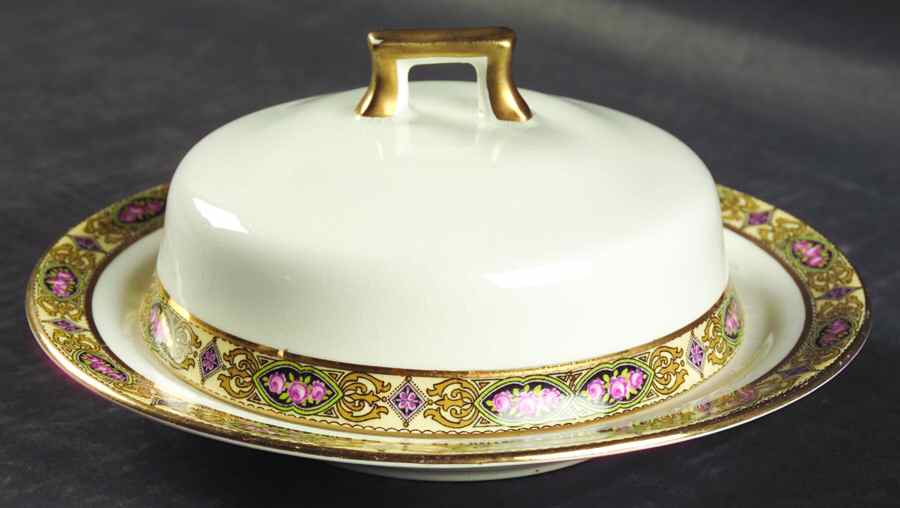 Vandemere Round Covered Butter by Homer Laughlin -1