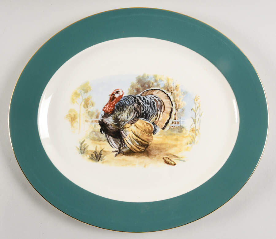 HLC727 15" Oval Serving Platter by Homer Laughlin -1