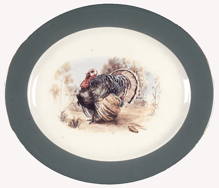 HLC727 14" Oval Serving Platter by Homer Laughlin -1