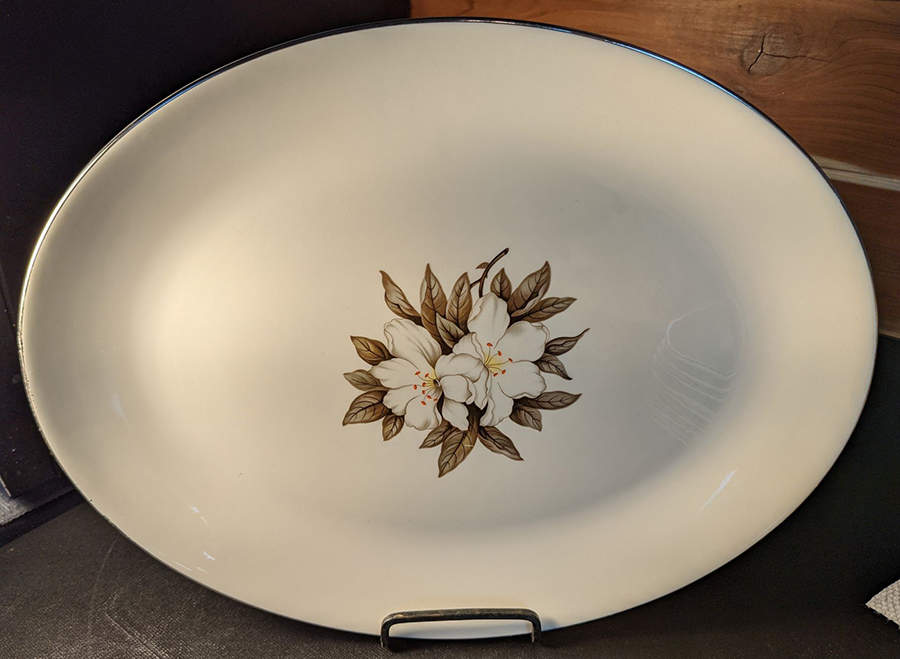 HLC73 13" Oval Serving Platter by Homer Laughlin -1