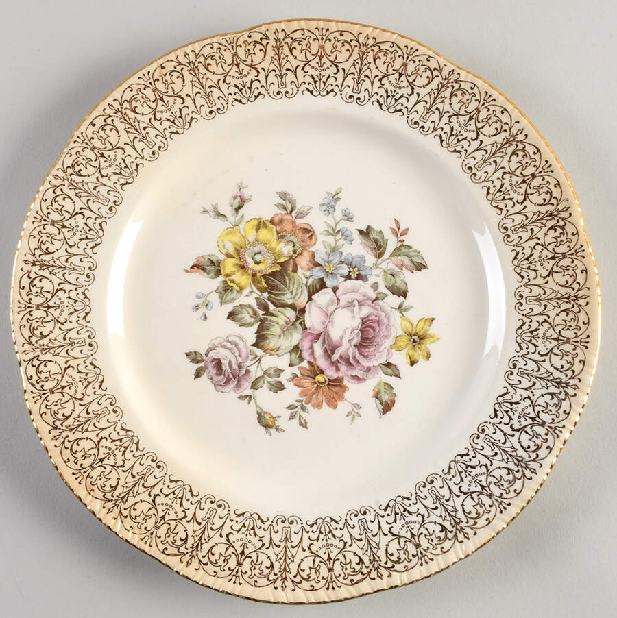 Monticello Luncheon Plate by Homer Laughlin -1