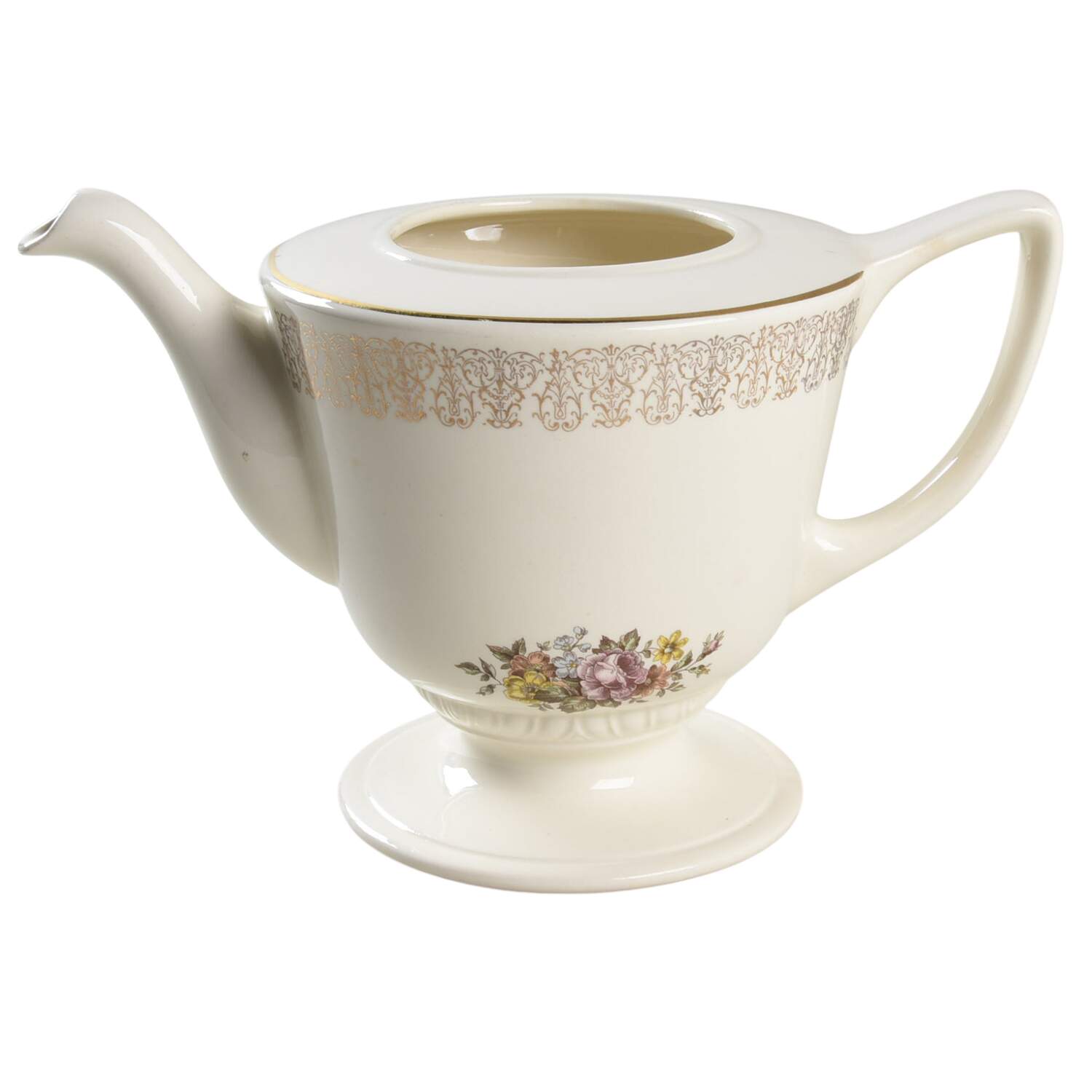 Monticello Teapot No Lid by Homer Laughlin -1